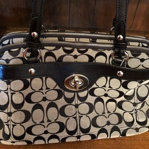Black coach purse